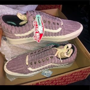 Purple corduroy vans